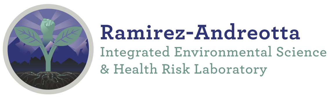 Ramirez-Andreotta Lab logo - Integrated Environmental Science & Health Risk Laboratory